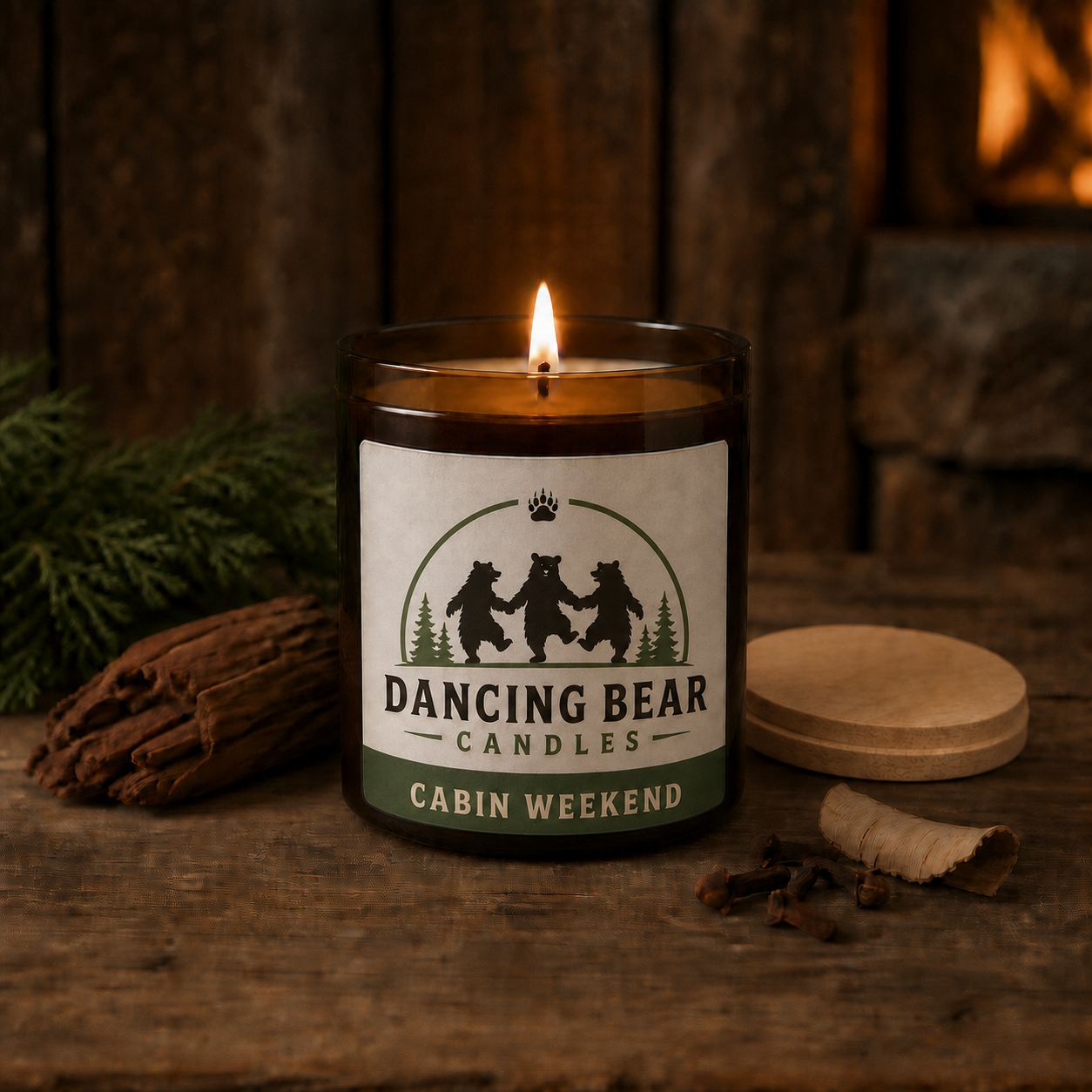 Cabin Weekend soy candle