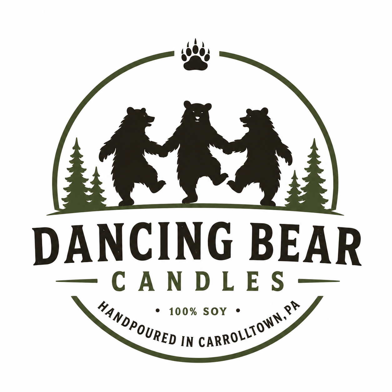 Dancing Bear Candles