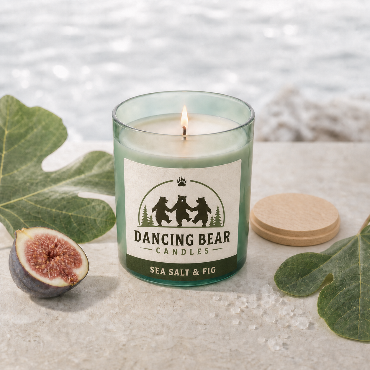 Sea Salt & Fig soy candle
